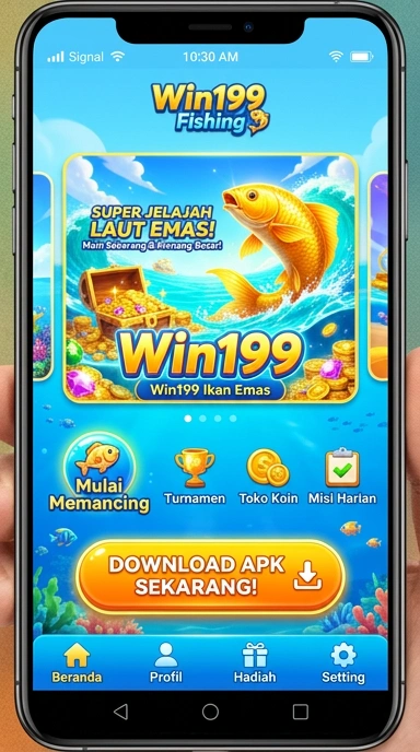 Tampilan antarmuka aplikasi win199 yang bersih dan sederhana.